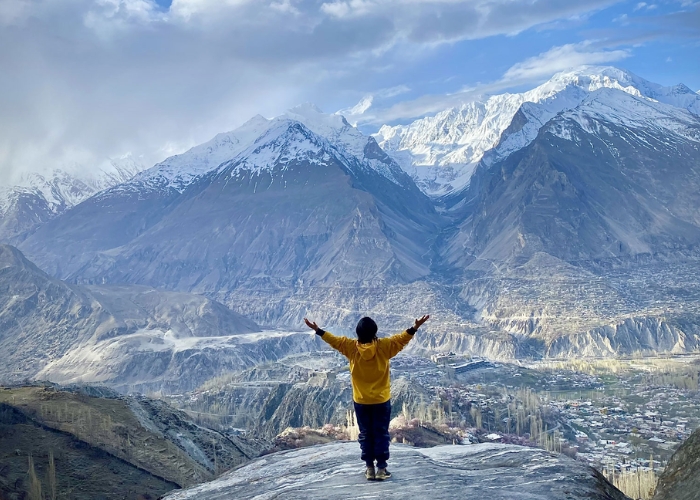 Du lịch Pakistan - Hình ảnh những ngọn núi hùng vĩ được bao bọc bởi tuyết tại Pakistan
