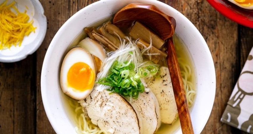 Mì ramen Miyazaki dai mềm đậm đà cùng nước dùng thanh mát