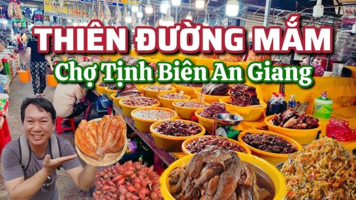 Mua sắm đặc sản ở chợ Tịnh Biên An Giang