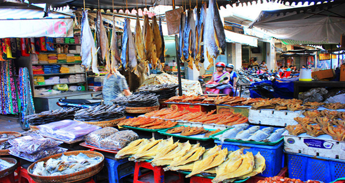 Dạo chợ Tịnh Biên An Giang