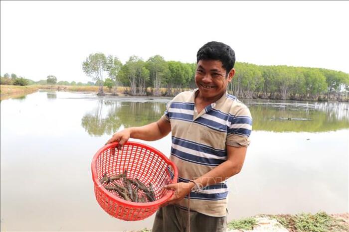 Người dân sống trong rừng ngập mặn Long Khánh Trà Vinh