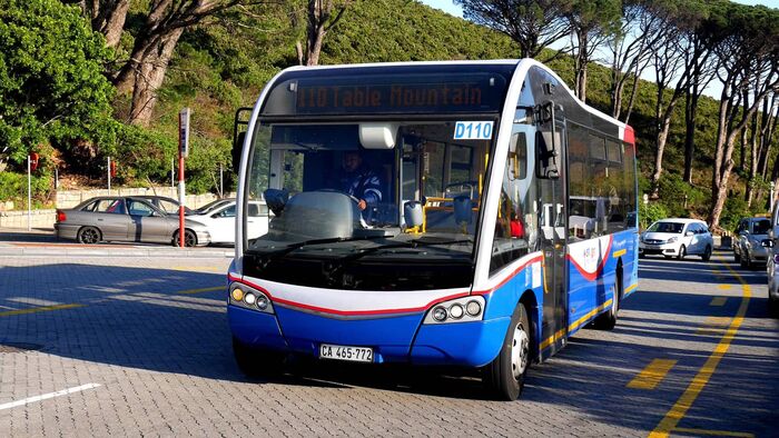 Di chuyển đến Table Mountain Nam Phi bằng xe bus