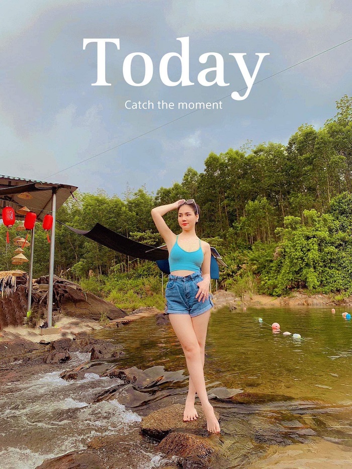 Suối Khe Đầy là điểm du lịch gần sân bay Phú Bài Huế còn hoang sơ