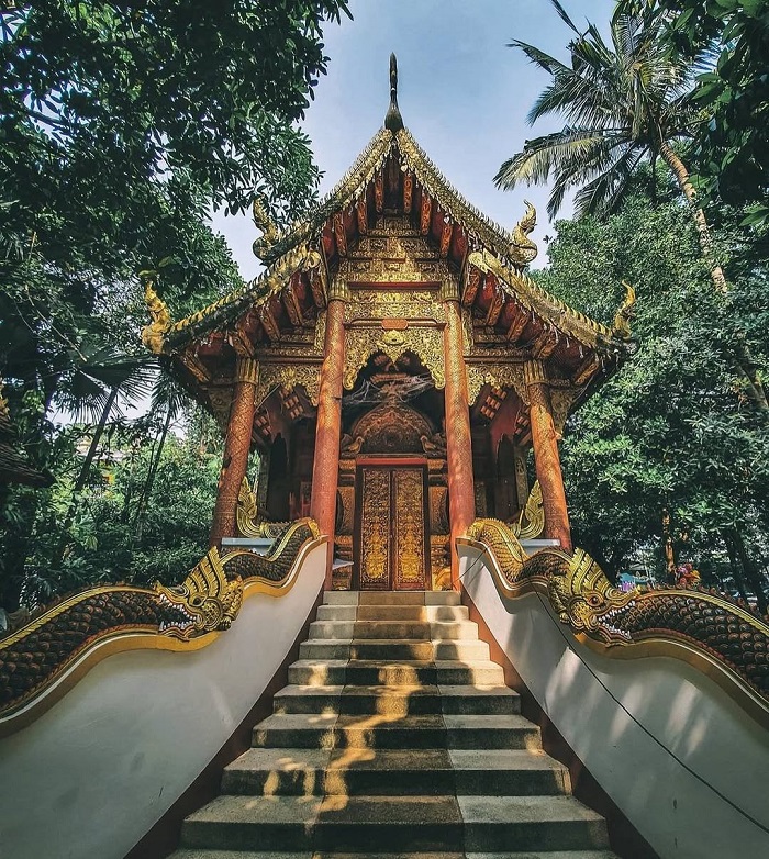 Chùa Wat Ku Tao Thái Lan là ngôi chùa đẹp ở Chiang Mai