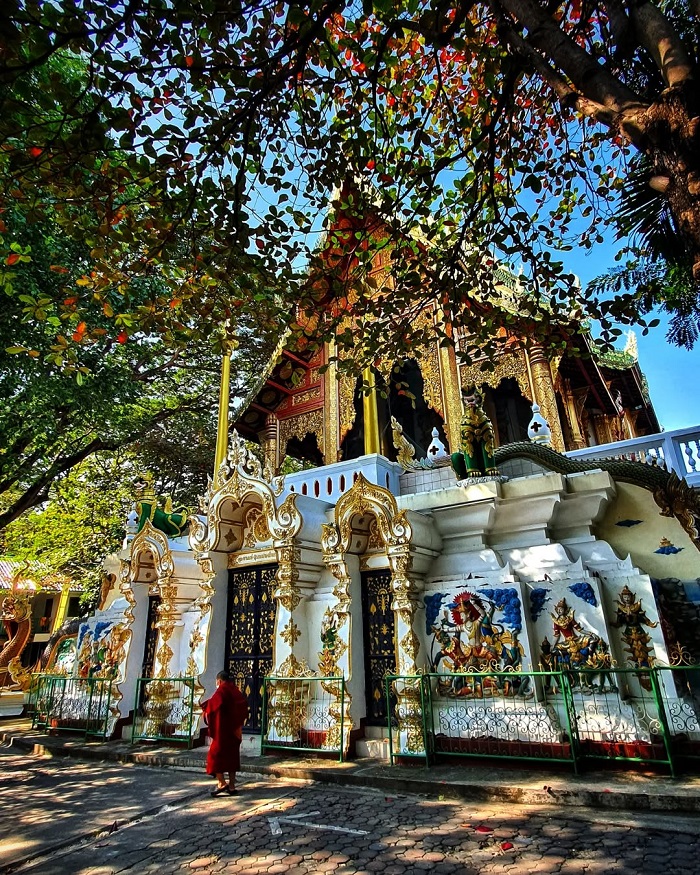 Chùa Wat Ku Tao Thái Lan sở hữu kiến trúc độc đáo