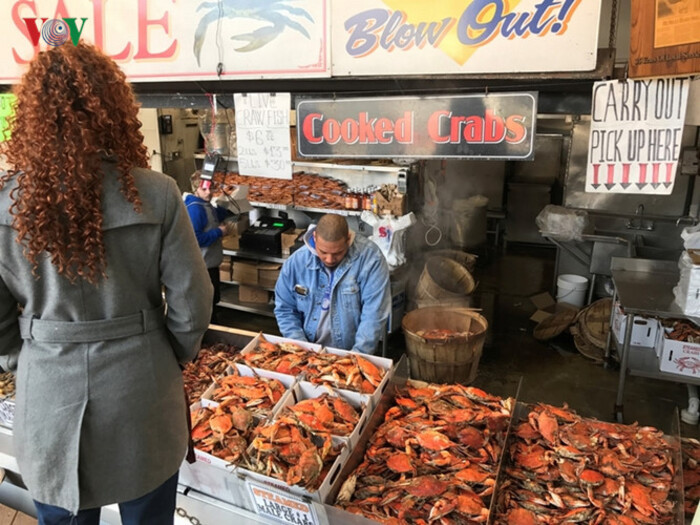 Các khu chợ nổi tiếng ở Mỹ - Chợ hải sản - Washington D.C