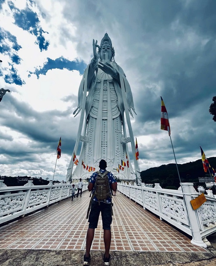 Ngôi chùa linh thiêng ở Đà Lạt có bức tượng Quan Âm khổng lồ hơn 70m