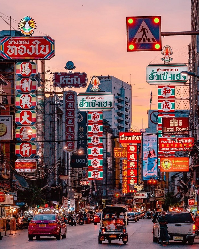 Phố Tàu Yaowarat Thái Lan ở đâu?