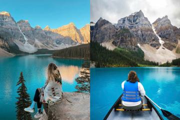 Chiêm ngưỡng hồ Moraine Canada: Tuyệt tác xanh ngọc bích đẹp nhất hành tinh