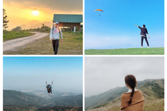 Đến đồi Bù Hà Nội bay dù lượn, săn ảnh hoàng hôn đẹp phát sốt