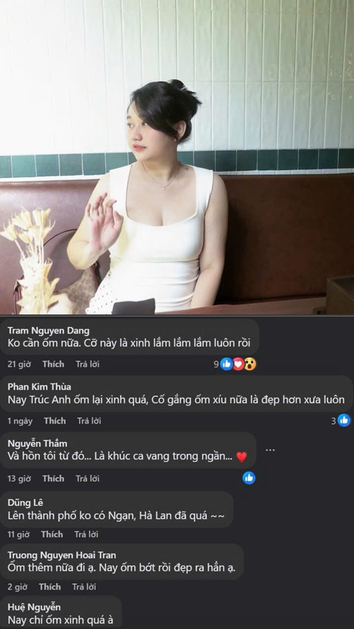 Trúc Anh nhận mưa lời khen từ khán giả chỉ sau vài giờ đăng tải. Ảnh: FBNV. Trúc Anh nhận mưa lời khen từ khán giả chỉ sau vài giờ đăng tải. Ảnh: FBNV.