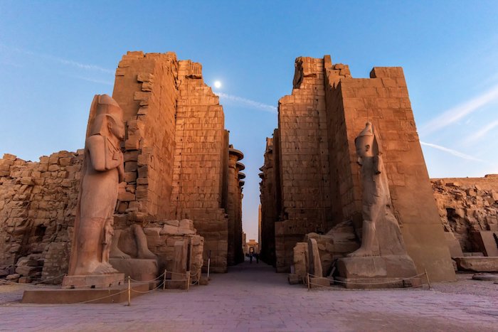 Kỳ quan thế giới cổ đại Đền Karnak, Ai Cập. 