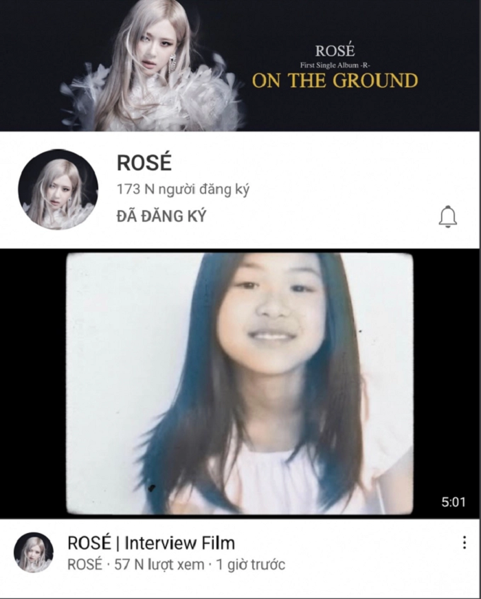 Hãy cùng đón xem những hình ảnh đẹp nhất của Rosé trong kênh Youtube của cô ấy. Với giọng hát ngọt ngào và phong cách thời trang độc đáo, Rosé là một trong những nghệ sĩ được yêu thích nhất hiện nay. Chắc chắn bạn sẽ không muốn bỏ qua những hình ảnh đầy sắc màu này!