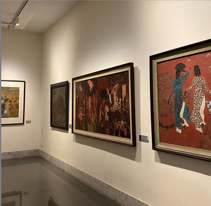 Vietnam Art Museum Inside of Hanoi Fine Arts Museum. Photo: ngsuongmai