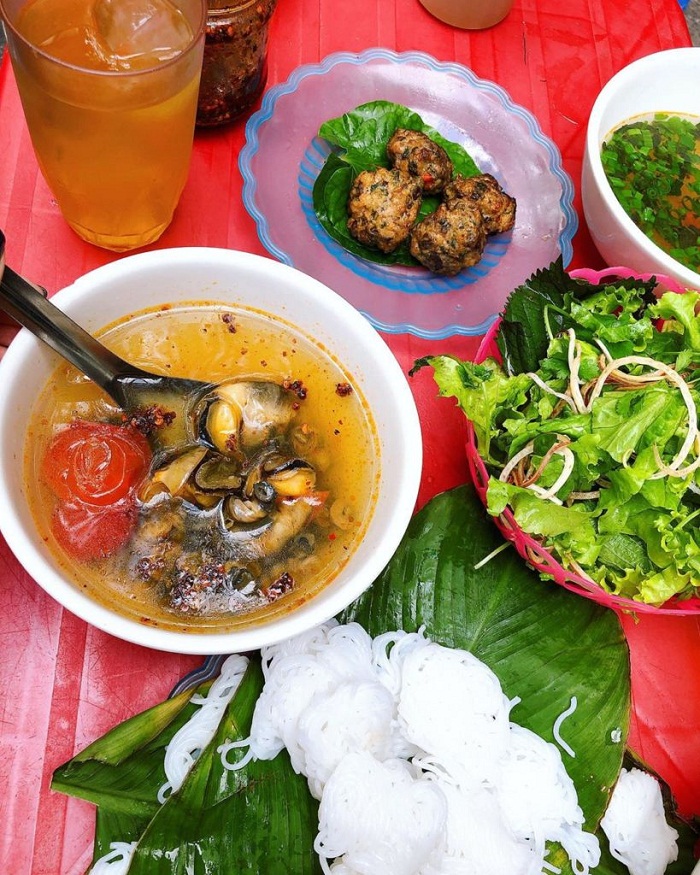 bún ốc nguội Hà Nội