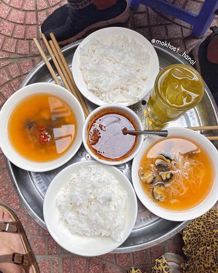 bún ốc nguội Hà Nội