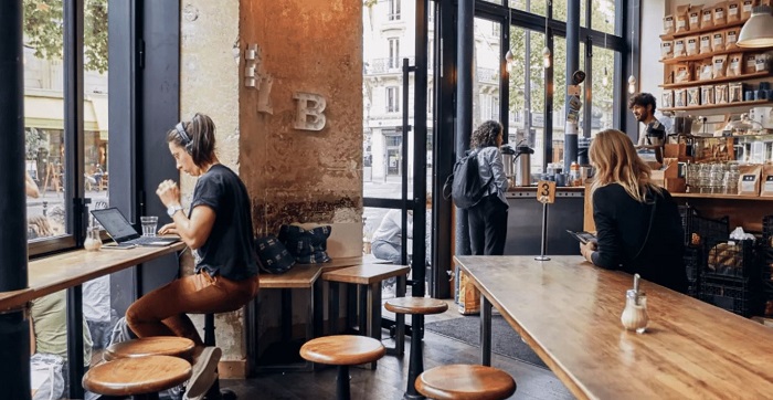 quán cà phê ở Paris