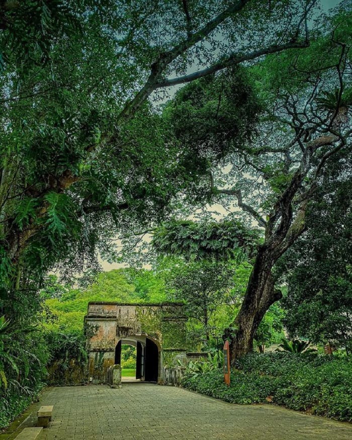 Công viên Fort Canning - cổng pháo đài