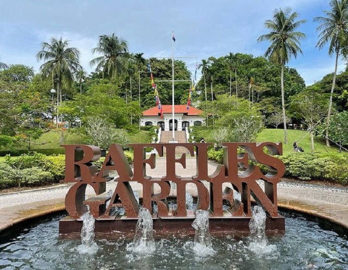 Công viên Fort Canning - vườn Raffles