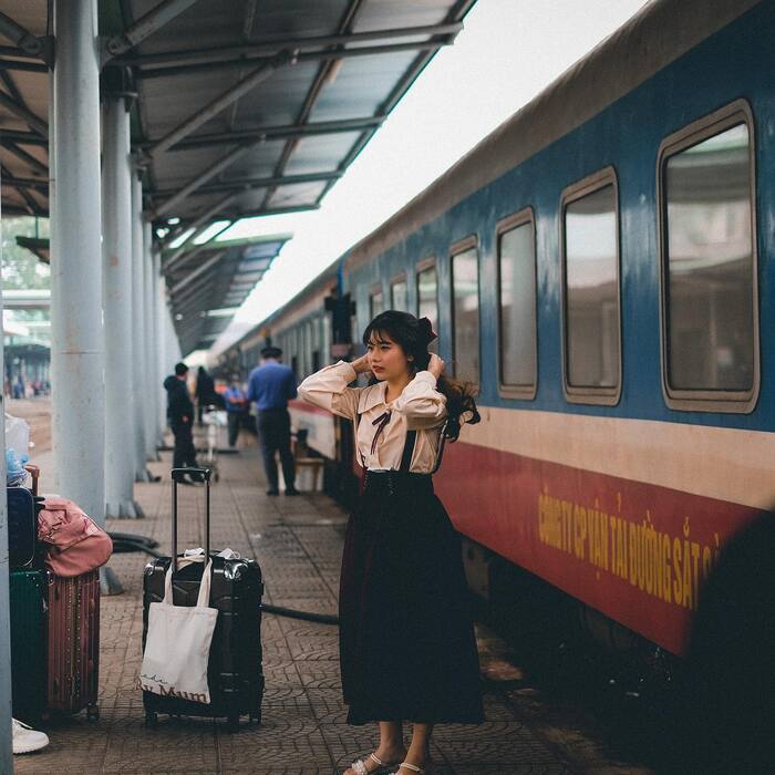 Check-in vintage tại ga Đà Nẵng – Một trong những biểu tượng thú vị tại thành phố đáng sống