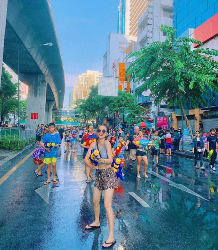 lễ hội té nước Songkran