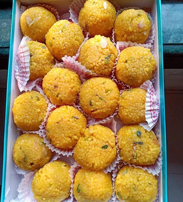 món tráng miệng Ấn Độ - Ladoo