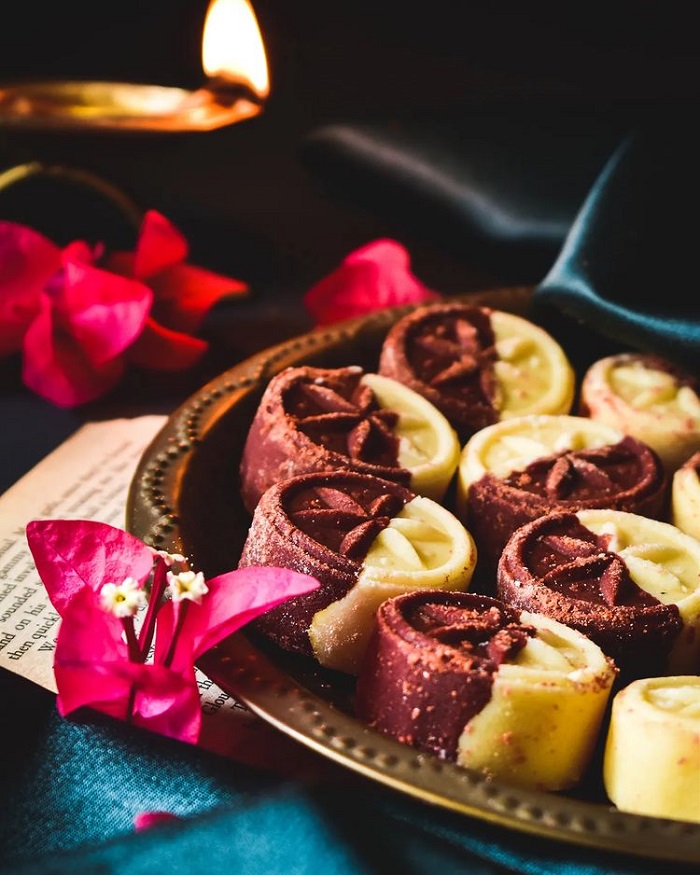 món tráng miệng Ấn Độ - Peda