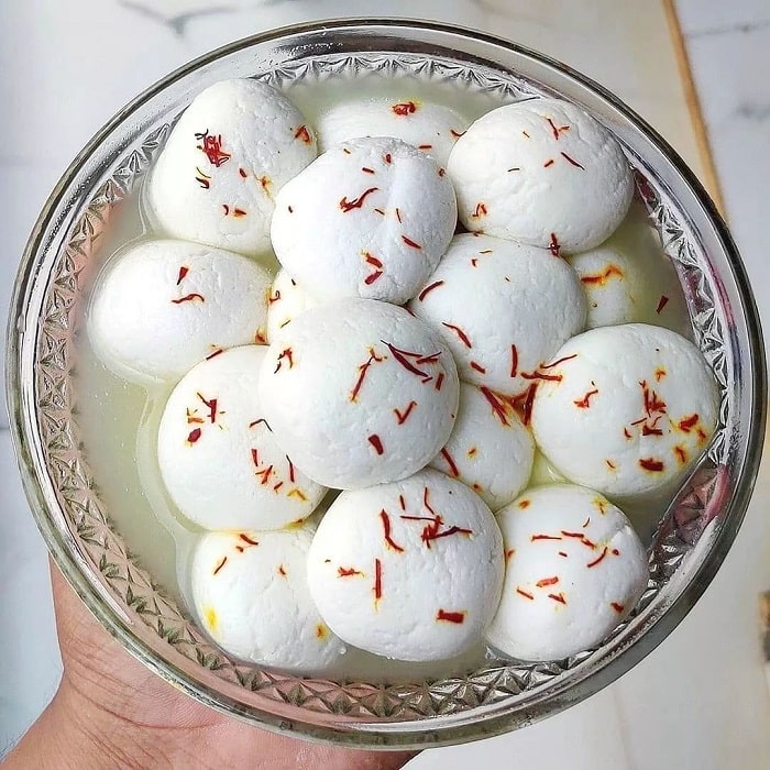 món tráng miệng Ấn Độ - Rasgulla