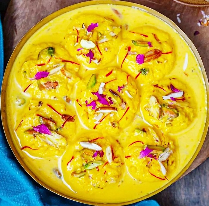 món tráng miệng Ấn Độ - Rasmalai