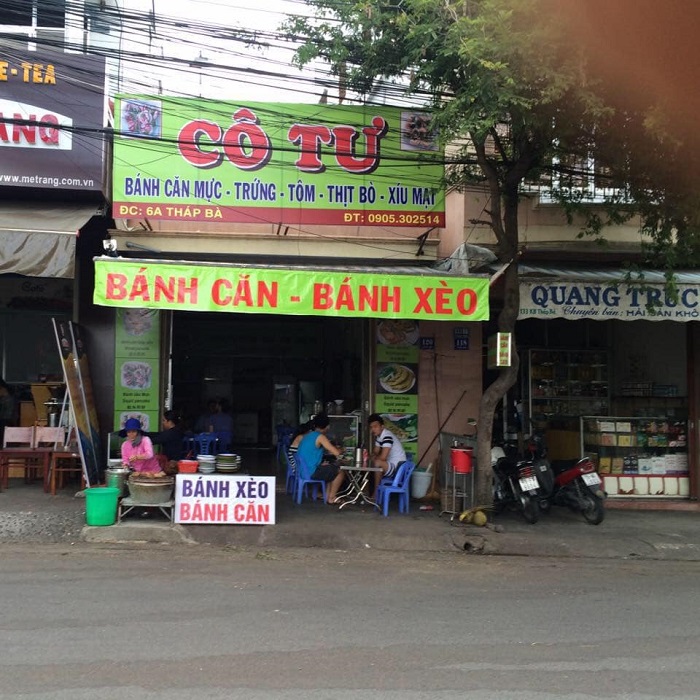 quán bánh căn ở Nha Trang