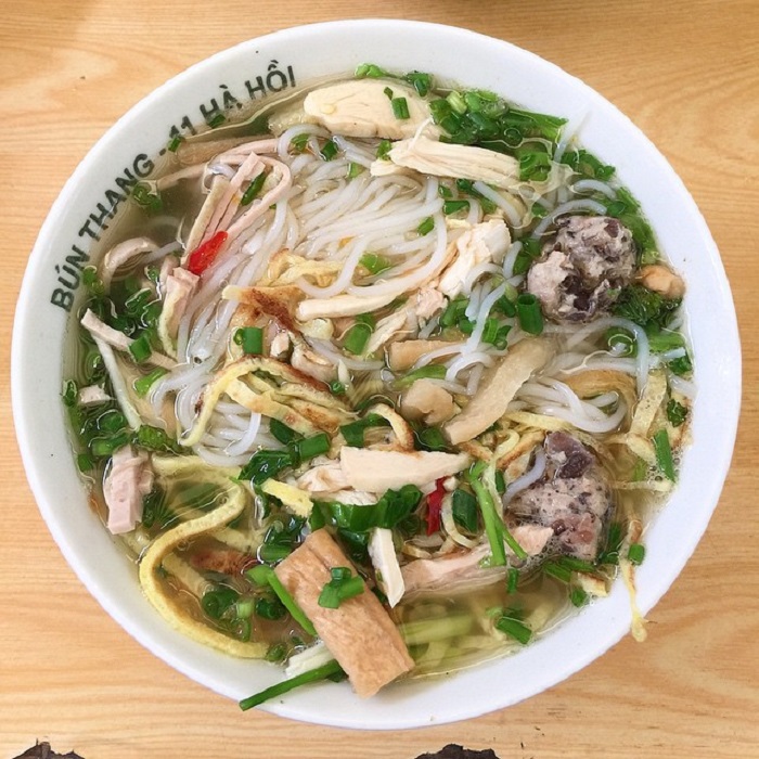 quán bún thang ngon ở Hà Nội