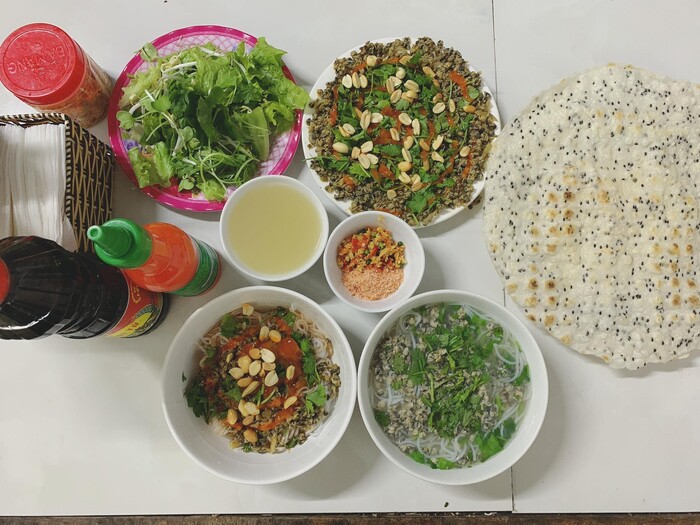 Bún chắt chắt Quảng Trị mang một nét ẩm thực riêng mà không nơi nào có được