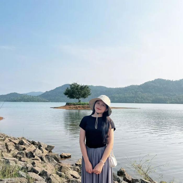 Cây cô đơn hồ Phú Ninh