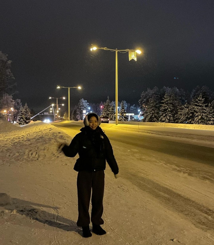 Du lịch Phần Lan - Khung cảnh đường phố về đêm tại Phần Lan
