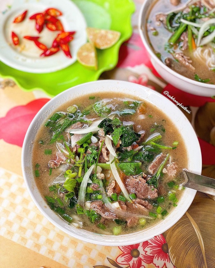 Foodtour Nam Định không thể bỏ qua món phở bò gia truyền