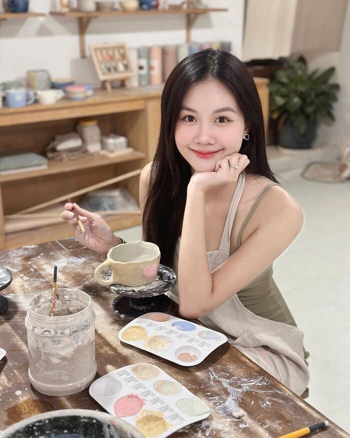 quán cafe workshop ở Sài Gòn về làm gốm