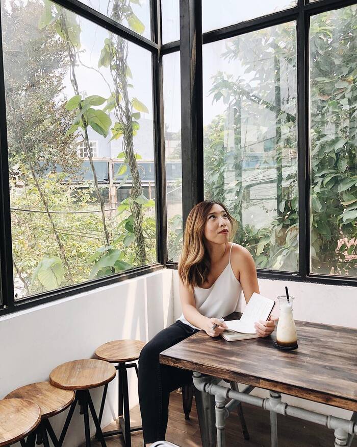 quán cafe workshop ở Sài Gòn sở hữu không gian thoáng đãng