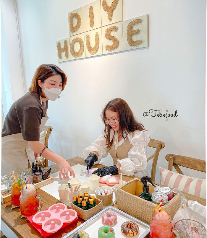 quán cafe workshop ở Sài Gòn về làm nến thơm