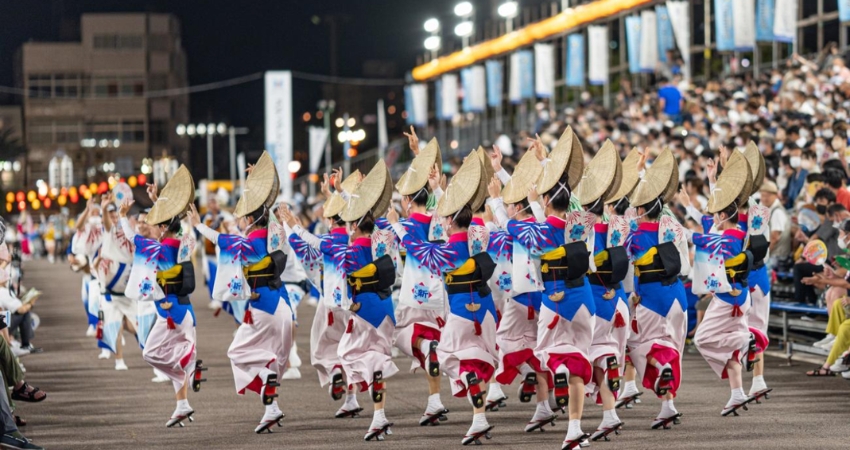 Trải nghiệm vũ điệu xôi động trong lễ hội tại bảo tàng Awa Odori