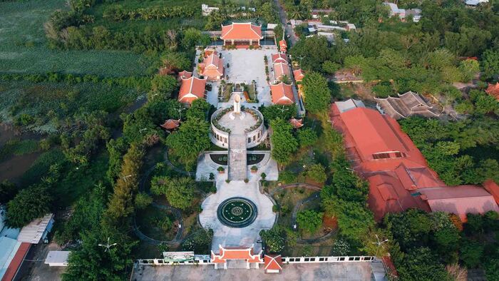 Toàn cảnh khu lưu niệm nhạc sĩ Cao Văn Lầu Bạc Liêu