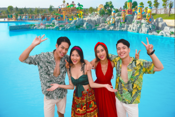 ‘Phá đảo’ công viên nước Tropicana Park Hồ Tràm Vũng Tàu – Thiên đường giải trí ‘so hot’ của phố biển