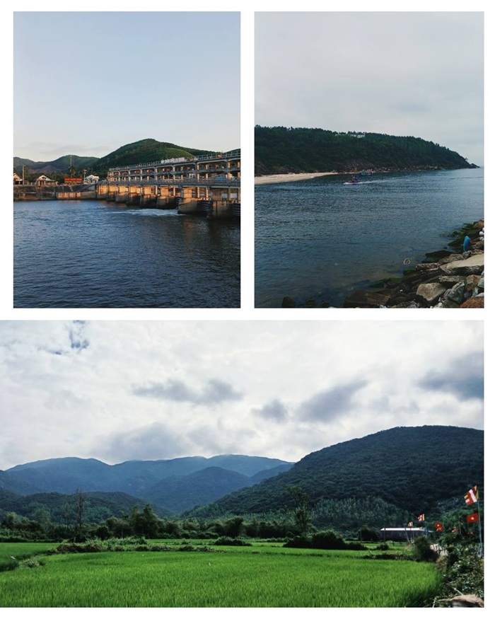 Gam màu dịu nhẹ của thiên nhiên Hoài Nhớ (Bình Định cũ) hiện lên một bức tranh bình yên. 