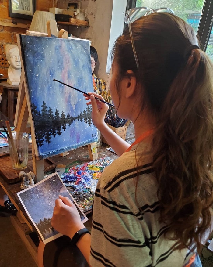 Cuối tuần thử tới địa điểm workshop vẽ tranh ở Hà Nội