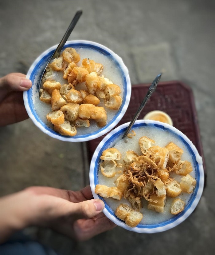 quán ăn ngon phố Tô Hiệu Cầu Giấy Những bát cháo sánh mịn, nóng hổi đang chờ bạn quán ăn ngon phố Tô Hiệu Cầu Giấy