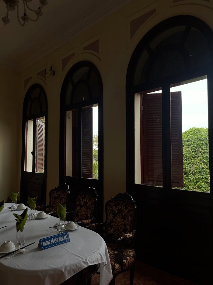 Biệt thự Bảo Đại Hải Phòng có phòng ốc rộng rãi, nguy nga