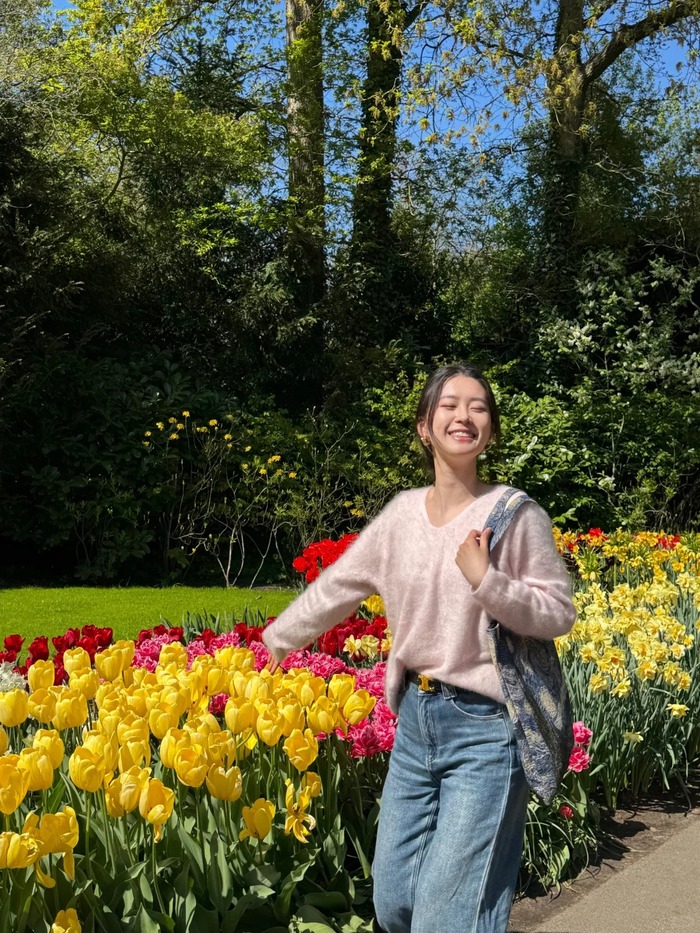 Thời điểm ghé thăm các cánh đồng hoa tulip đẹp nhất ở Hà Lan lý tưởng là mùa xuân