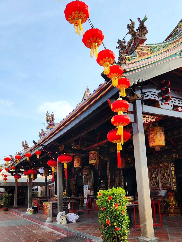 Đền Cheng Hoon Malaysia được xây dựng theo phong cách phong thủy