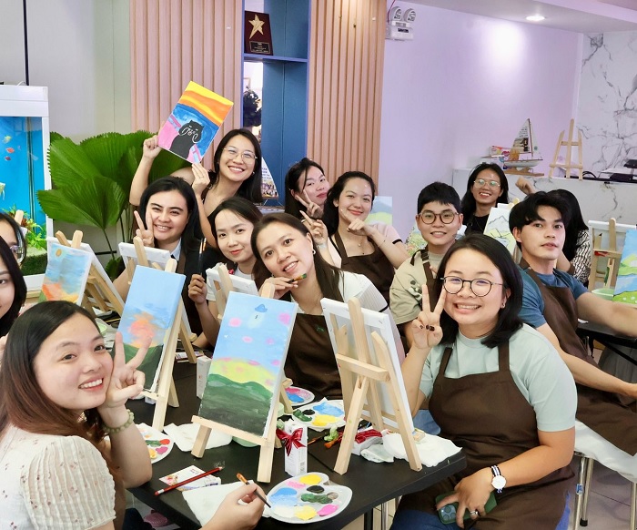 Địa điểm workshop vẽ tranh ở TPHCM rất được yêu thích