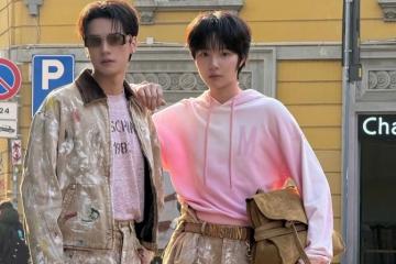 Style ấn tượng của Keng Harit và Namping khi tham gia show thời trang lớn ở Ý