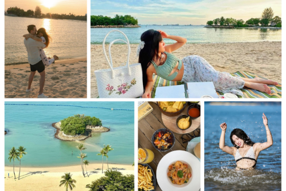 Bãi biển Siloso Singapore đẹp như tranh cho một mùa hè quẩy hết mình 